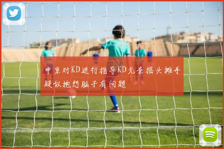 申京对KD进行指导KD无奈摇头摊手疑似抱怨脑子有问题